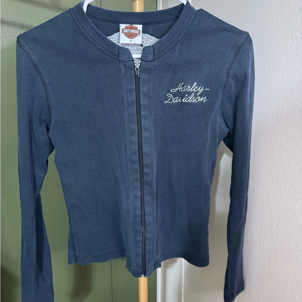 Harley-Davidson Dark Gray Zip-Up Jacket